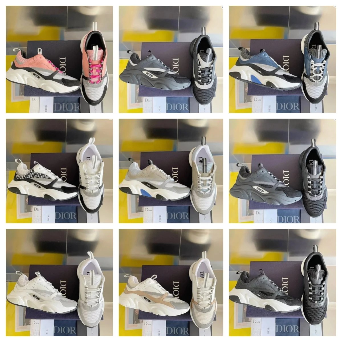 2023ss latest B22 series mesh casual sneaker men's running shoes hiking shoes CY