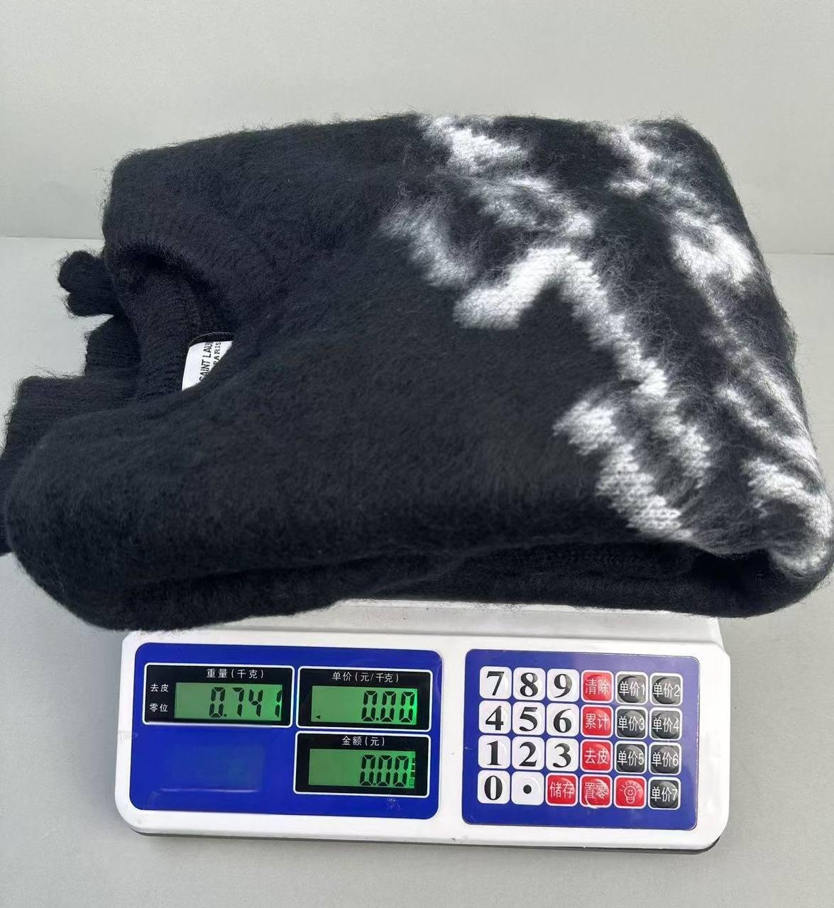 [DX511] 2024 autumn and winter new letters for men and women with seahorse fur crew neck sweater