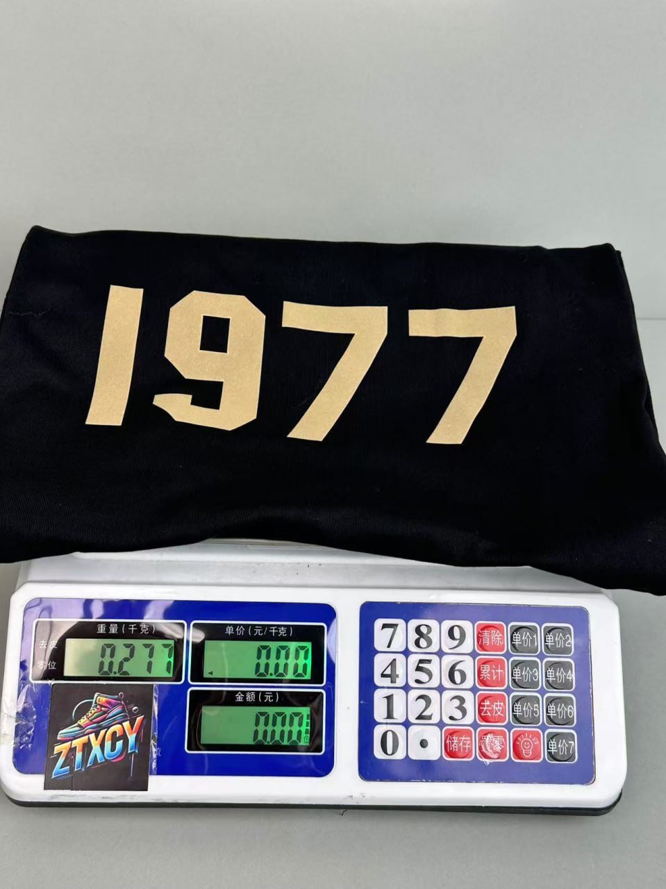 High Street Casual 1977 Short Sleeve Loose Casual American Men and Women Couple T-Shirt JS