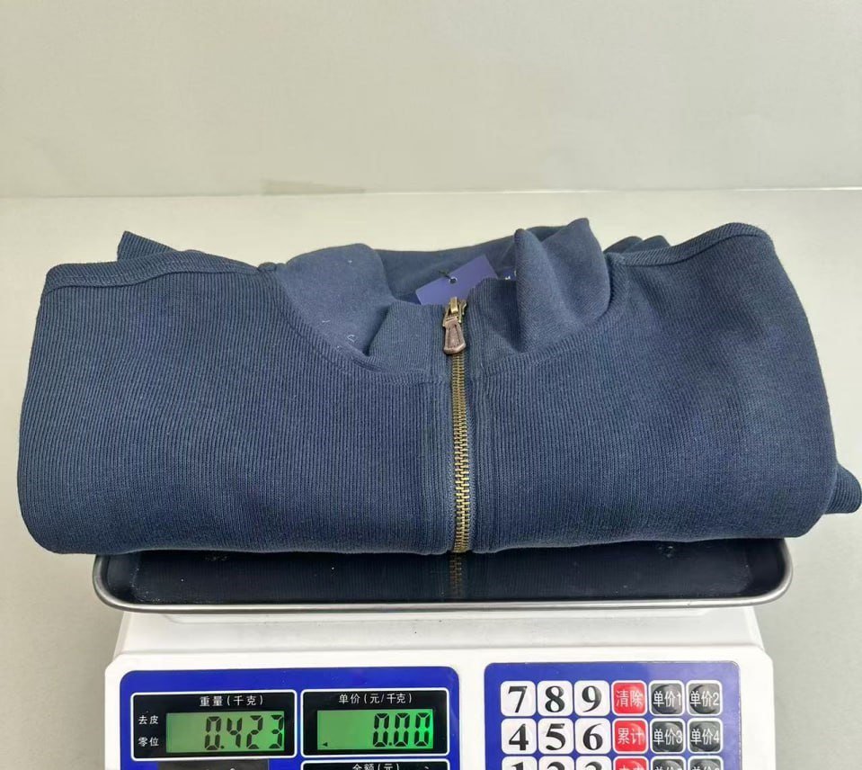 Vintage Half Zip Sweat Autumn and Winter New Men's and Women's Loose Pony Embroidered Long Sleeve Lapel Sweat CYD1