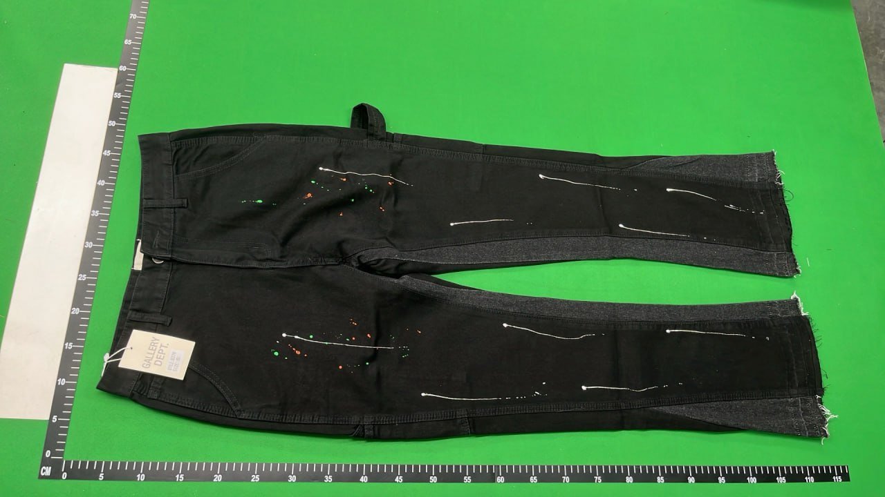 High Quality Version Washed Ripped Stitching Jeans GD