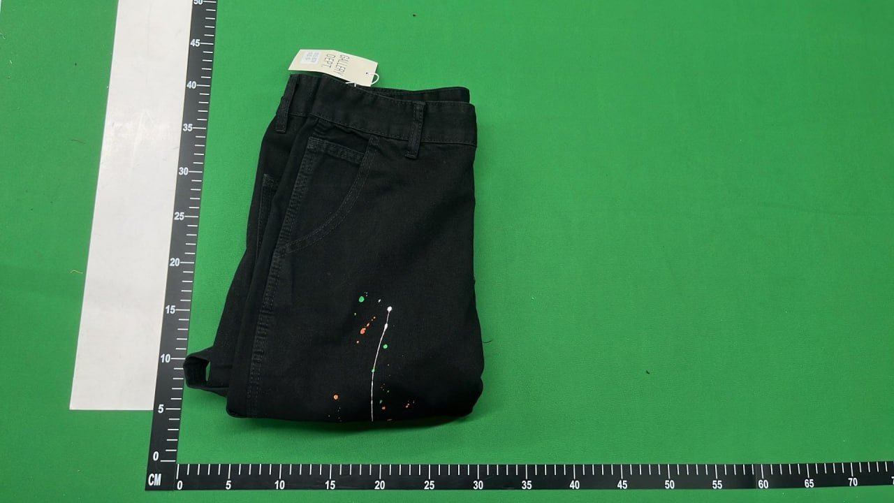 High Quality Version Washed Ripped Stitching Jeans GD