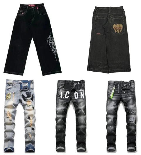Autumn and winter men's jeans series